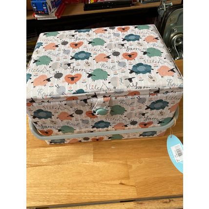 HobbyGift Sewing Box (L) - Knit Happens - Dressmaking - Haberdashery - MRL625