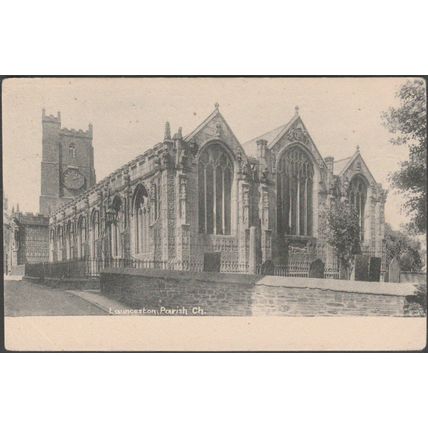 Parish Church, Launceston, Cornwall, c.1903 - Frith's Postcard