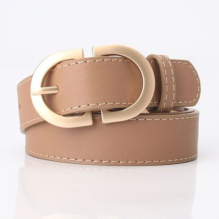 Versatile Women's Trendy Belt Coat Belt Simple Slim Waistband Women
