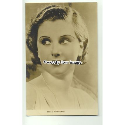 b3258 - Film Actress - Belle Chrystall - postcard by Film Weekly