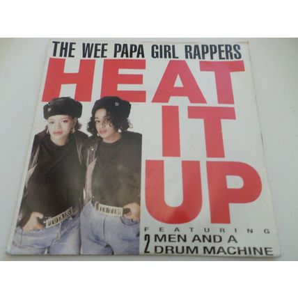 WEE PAPA GIRL RAPPERS - 2 x 7" Vinyl Singles - Wee Rule - Heat It Up (Ft 2 Men