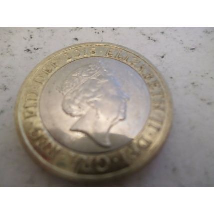 2015 Britannia £2 Pound Coin (circulated)