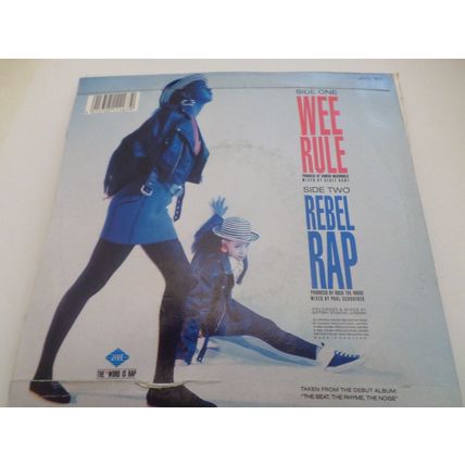 WEE PAPA GIRL RAPPERS - 2 x 7" Vinyl Singles - Wee Rule - Heat It Up (Ft 2 Men
