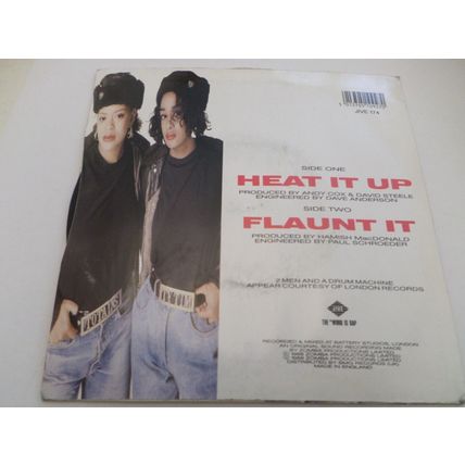 WEE PAPA GIRL RAPPERS - 2 x 7" Vinyl Singles - Wee Rule - Heat It Up (Ft 2 Men