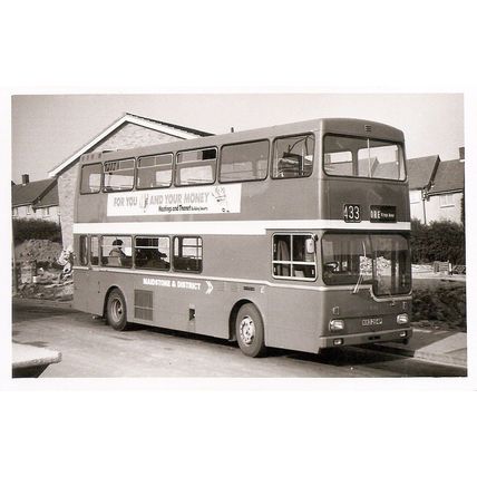 Black & White Photograph of Maidstone & District Motor Services Ltd. - KKO 254P