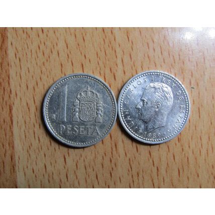 Spain 1989 Juan Carlos 1 Peseta Coin