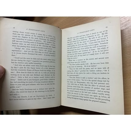 RARE* 1894 1ST EDITION EVELYN EVERETT-GREEN "SHUT IN" HISTORY FICTION BOOK (P6)