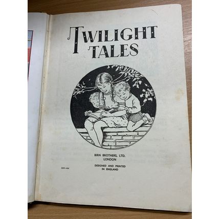 RARE* c1946 "TWILIGHT TALES" ILLUSTRATED CHILDRENS FICTION HARDBACK BOOK (P3)