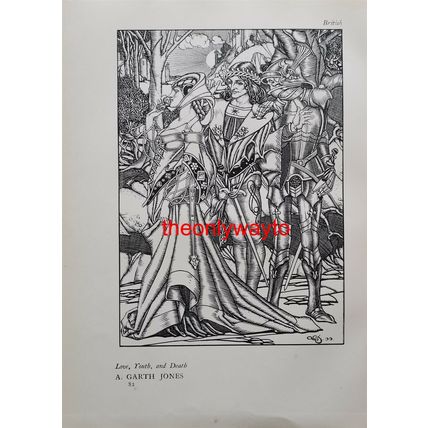 Love, Youth And Death, A Garth Jones, Book Illustration (Print), 1901
