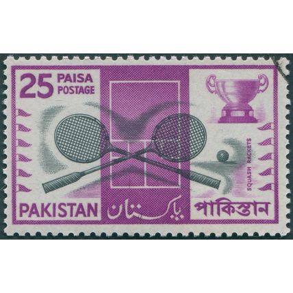 Pakistan 1962 25p Squash SG161 CTO