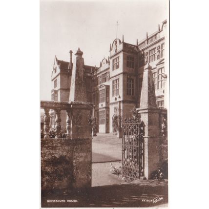EC860 MONTECUTE HOUSE . PRINTED POSTCARD