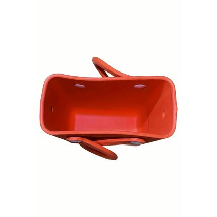 Fiery Red Waterproof EVA Hollow Tote Bag