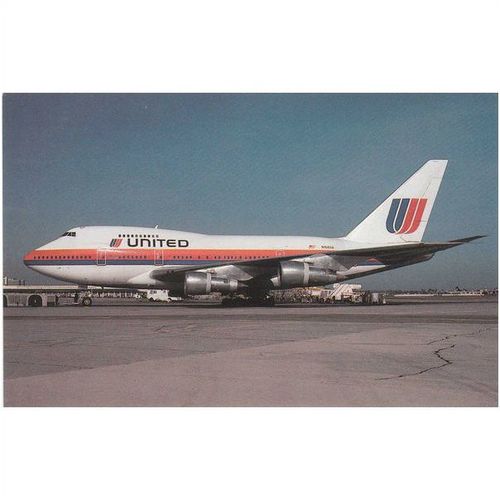 United Airlines Boeing B747 SP 27 Aircraft Postcard (A21229)