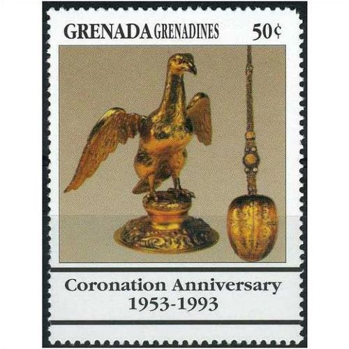 GRENADA GRENADINES 1993 - QEII 40th Anniv. Coronation 50c - MNH **