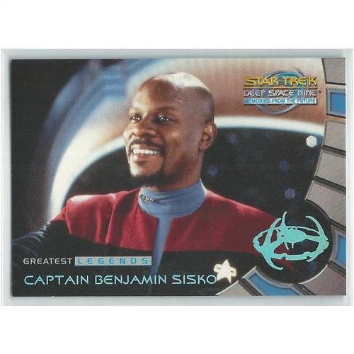 STAR TREK ' DS9 MEMORIES ' GREATEST LEGENDS card # L 1 SISKO (1999)