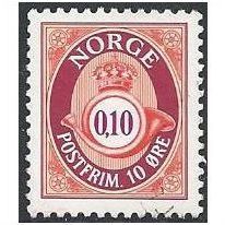 Mi 1237 A: 10 ø. multicoloured Definitive Stamp: Posthorn