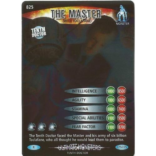 Dr Doctor Who Battles In Time Ultimate Monsters Rare #825 The Master