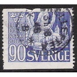 Fa 367: 90 ö pale blue Lund Cathedral.