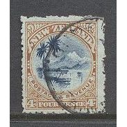 NewZealand.SG322 4d Lake Taupo&Mount Ruapehu.Variety Unchecked.Fine Used.Oct15f