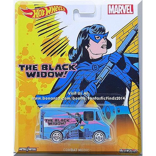 Hot Wheels - Combat Medic: 2016 Pop Culture Series - Marvel *The Black Widow!*