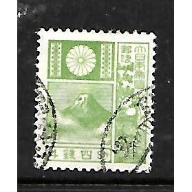 JAPAN 1922 SG 293 4s GREEN MT FUJI AND SIKA DEER FINE USED