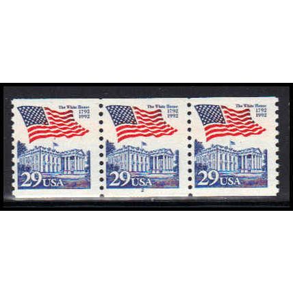 2609 29c U.S. Flag Over White House Fine MNH PNC 2/3 PA3221