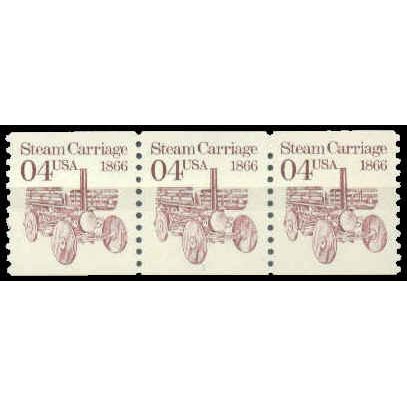 2451B 4c Steam Carriage Very Fine MNH Dry Gum PNC 1/3 W1348