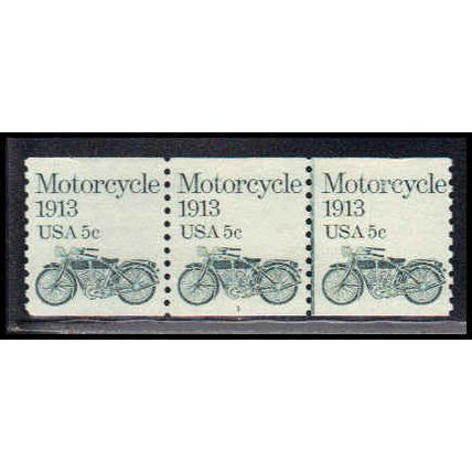 1899 5c Motorcycle Fine MNH Dry Gum PNC 1/3 PA2281