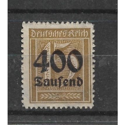Germany.SG306 400T on 15pf Brown.Mounted Mint.Nov21