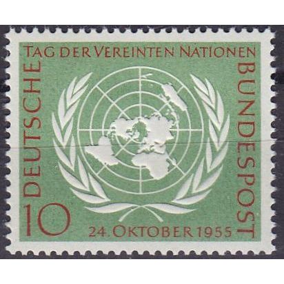 GERMANY BUND [1955] MiNr 0221 ( **/mnh ) UNO
