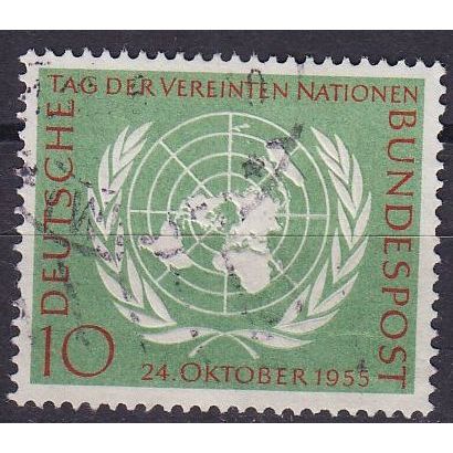 GERMANY BUND [1955] MiNr 0221 ( O/used ) UNO