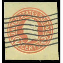 Used U430c 2c George Washington Fine Cut Square WA3004
