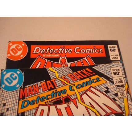 1983, DC Comics, Detective Comics, BATMAN, 5-Comics, #'s 527-531