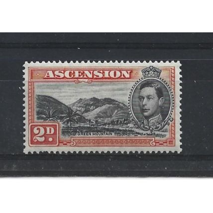 Ascension.SG41 2d Green Mountain.Perfs 13 1/2.Mounted Mint.Aug24z