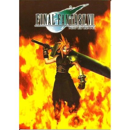 Advertising FINAL FANTASY VII Postcard
