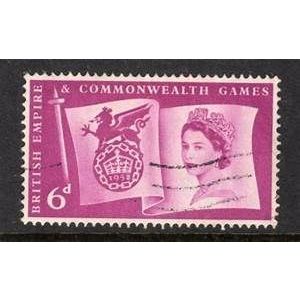 GB 1958 Commonwealth Games 6d mauve SG568