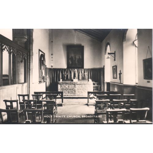 GB Postcard - Holy Trinity Church Interior, Broadstairs, Kent