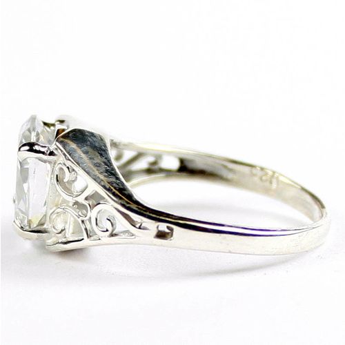Cubic Zirconia, 925 Sterling Silver Ring, SR005