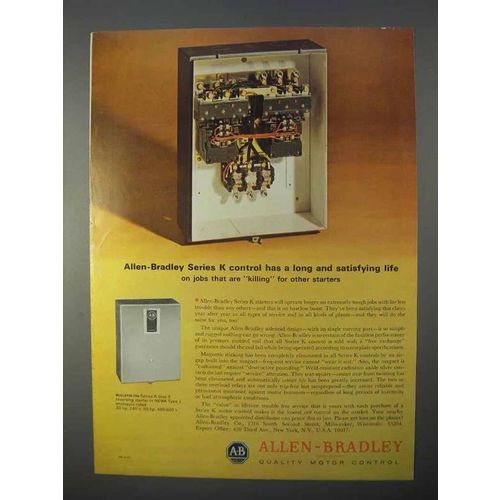 1966 Allen-Bradley Series K Control Ad - Long Life