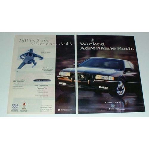 1996 Cadillac Seville STS Car Ad w/ Edwin Moses