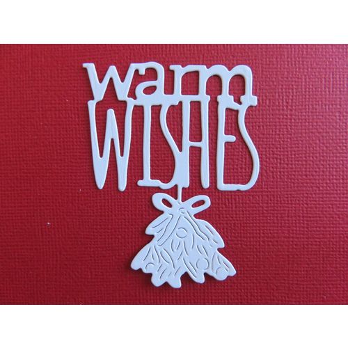 8 x Tattered Lace Die Cuts Warm Wishes