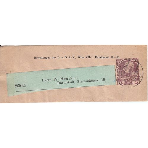 ÖSTERREICH AUSTRIA [Streifband] für Zeitungen ( O/used ) [01]