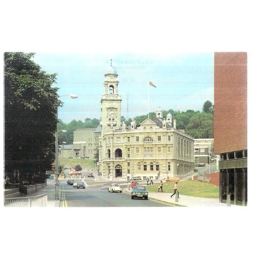 TOWN HALL, CHATHAM unused vintage postcard by Photo Precision =