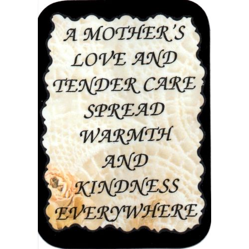 2040 Inspirational Refrigerator Magnet A Mother's Love Mom Saying Gift Family