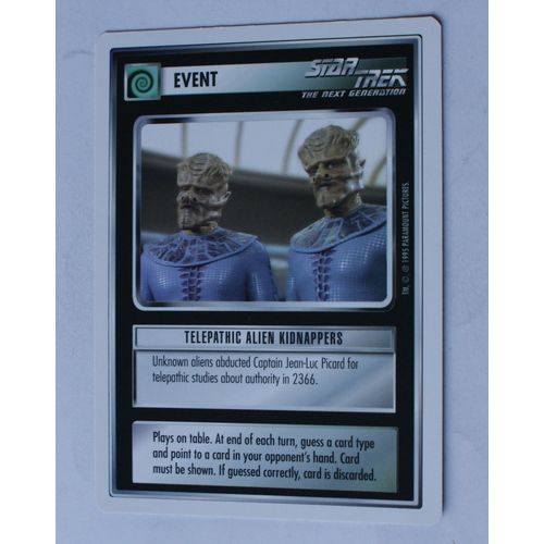 Star Trek CCG: Premiere Unlimited (Beta) # Telepathic Alien Kidnappers (A) 1995