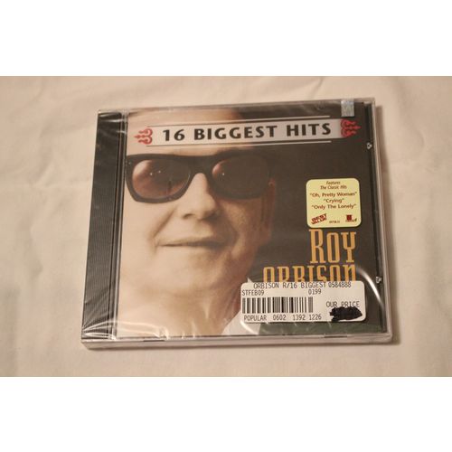 Roy Orbison 5" CD Album with Company Sticker-16 BIGGEST HITS SEALED