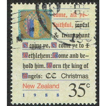 New Zealand 1988 Christmas 35c Multicoloured SG1480 FU