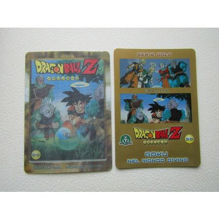 Giochi Preziosi 1989 Dragon Ball Z Serie Gold Lenticular Card Choice (e34)