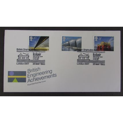 ROYAL MAIL - ENGINEERING ACHIEVEMENTS FIRST DAY COVER 1983