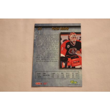 Paxton Schafer 1995 Classic Hockey Draft 95 NO. 41